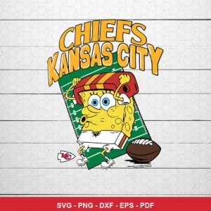 cartoon, playful, modern with a sports theme Chiefs SVG expressing team pride and fun for Cricut and Silhouette