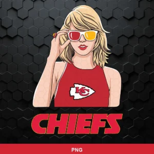 modern cartoon style with clean vector lines and bold colors Chiefs logo SVG for Cricut and Silhouette
