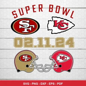modern, clean, and straightforward sports graphic Chiefs player SVG for Cricut and Silhouette