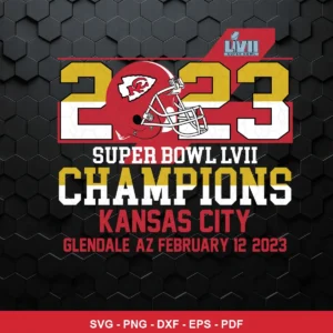 bold modern, clean sports graphic Chiefs player SVG expressing celebration/pride for Cricut and Silhouette