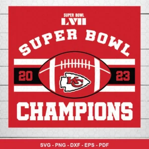 modern, clean, and bold sports graphic Chiefs player SVG expressing celebration and pride for Cricut and Silhouette
