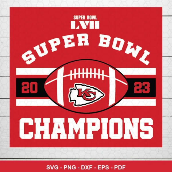 modern, clean, and bold sports graphic Chiefs player SVG expressing celebration and pride for Cricut and Silhouette