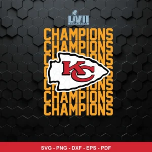 modern, clean, bold typography with a minimalist logo-centric focus Chiefs logo SVG for Cricut and Silhouette