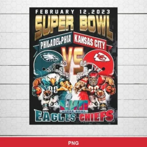 cartoon, dynamic, sports-themed illustration with bold and vibrant colors Eagles rivalry SVG for Cricut and Silhouette