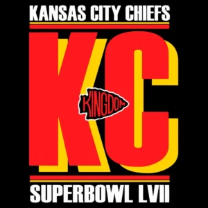 bold and modern with a vintage touch Chiefs logo SVG design showing excitement and pride for Cricut and Silhouette cutting machines