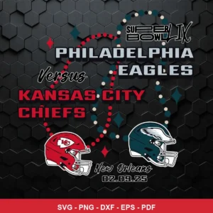 modern, clean, and minimalistic with a focus on typography and team helmets Eagles rivalry SVG for Cricut and Silhouette
