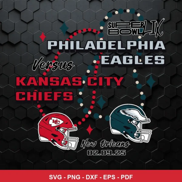 modern, clean, and minimalistic with a focus on typography and team helmets Eagles rivalry SVG for Cricut and Silhouette