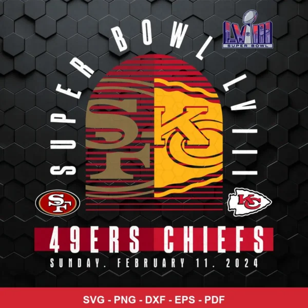 modern, sleek, minimalist with a focus on team logos and typography 49ers player SVG for Cricut and Silhouette