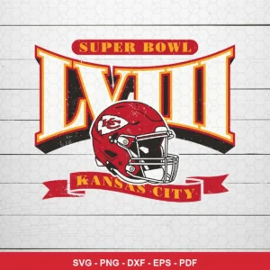 vintage distressed with bold typography and a central helmet illustration Chiefs helmet SVG for Cricut and Silhouette