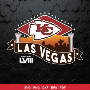 modern, clean, emblematic Chiefs logo SVG expressing team pride and event celebration for Cricut and Silhouette