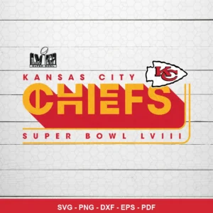 modern, clean, minimalist with bold typography Chiefs logo SVG expressing team pride and celebration for cutting machines
