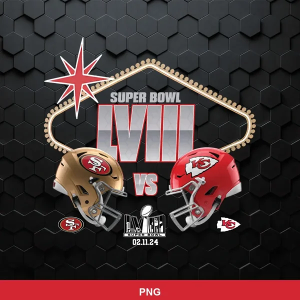 modern, sleek, and professional with a focus on realistic helmet renderings and a dark hexagonal background 49ers player SVG