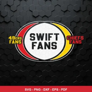 modern minimalistic logo style with bold typography and team color accents 49ers player SVG for Cricut and Silhouette