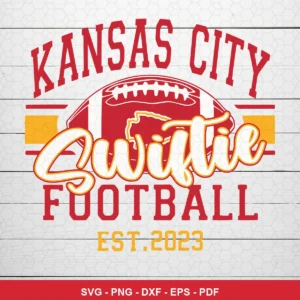 modern, clean typography with a sporty theme Chiefs player SVG expressing team pride and enthusiasm for Cricut and Silhouette