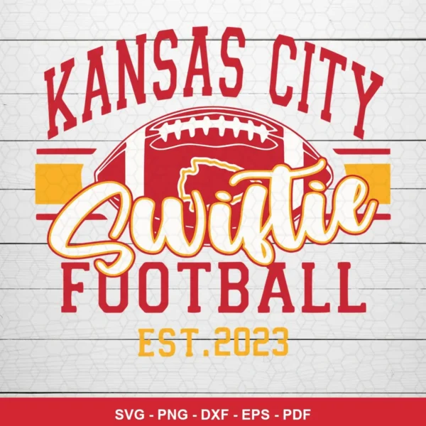 modern, clean typography with a sporty theme Chiefs player SVG expressing team pride and enthusiasm for Cricut and Silhouette