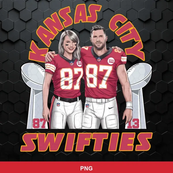 modern cartoon style with realistic player illustration Chiefs player SVG for Cricut and Silhouette
