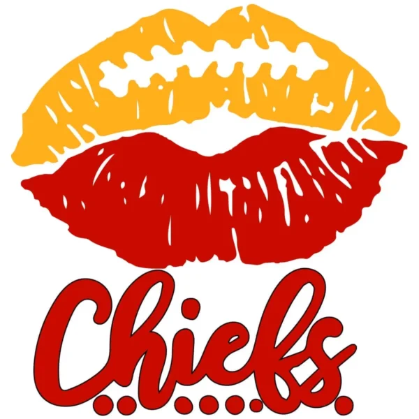 bold and playful with a vintage flair Chiefs classic SVG design showing excitement and pride for Cricut and Silhouette cutting machines