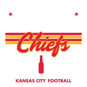 bold and playful with a vintage touch Chiefs classic SVG design showing excitement and camaraderie for Cricut and Silhouette cutting machines