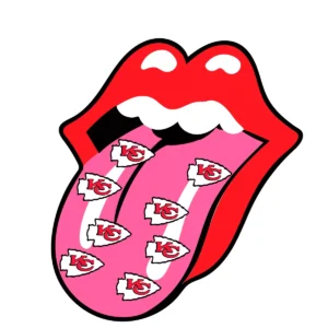 bold and playful, with a vintage rock influence Chiefs classic SVG design showing excitement and pride for Cricut and Silhouette cutting machines