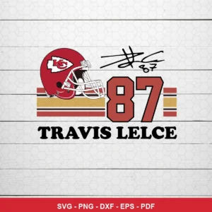 minimalist, clean, modern sports artwork Chiefs player SVG for Cricut and Silhouette