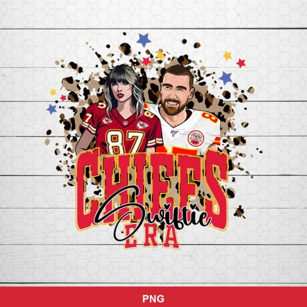 modern cartoon style with bold colors and graphic splatter background Chiefs player SVG for Cricut and Silhouette