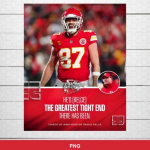 modern photographic with bold typography and team branding Chiefs player SVG for Cricut and Silhouette