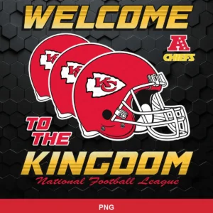 modern, clean, sports-themed graphic with bold typography Chiefs SVG for Cricut and Silhouette