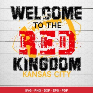 modern distressed typography with a grunge texture Chiefs SVG expressing team pride and welcome for Cricut and Silhouette