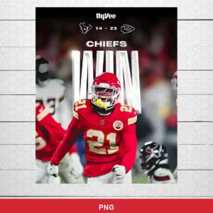 modern photographic sports design with bold typography Chiefs player SVG for Cricut and Silhouette