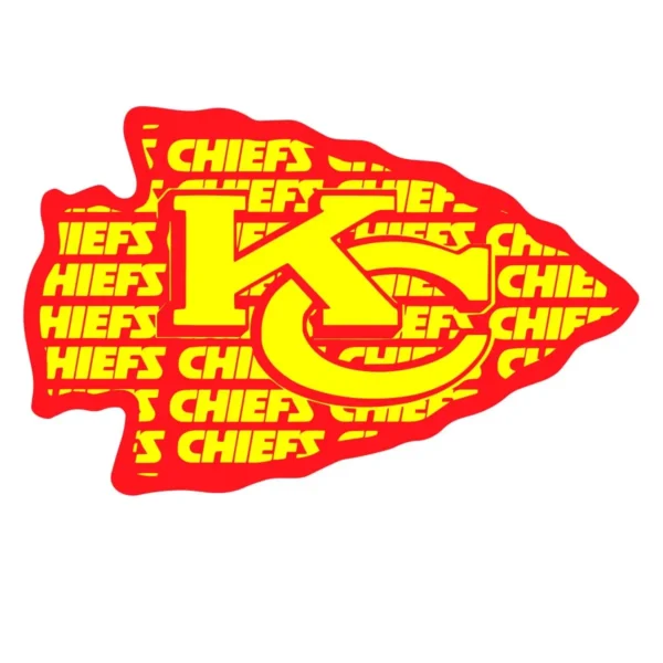 bold and modern with a vintage touch Chiefs logo SVG design showing excitement and pride for Cricut and Silhouette cutting machines