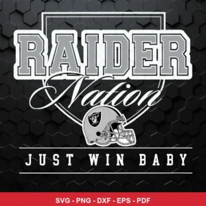 modern, clean, and bold typography-based design Nfl SVG expressing team pride and motivation for Cricut and Silhouette
