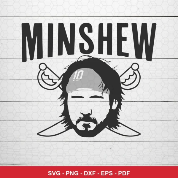 minimalist, monochrome, modern cartoon style Nfl SVG expressing neutral, player tribute for Cricut and Silhouette