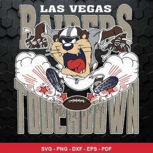 cartoon, bold, modern sports-themed Nfl SVG expressing excitement and team pride for Cricut and Silhouette