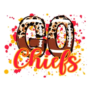 bold and modern with a playful twist Chiefs classic SVG design showing excitement for Cricut and Silhouette cutting machines