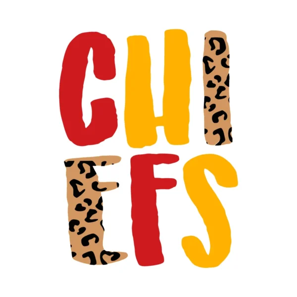 bold and modern with a playful twist Chiefs classic SVG design showing excitement and pride for Cricut and Silhouette cutting machines
