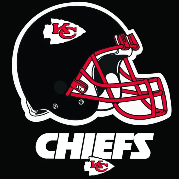 bold and modern with a hint of vintage Chiefs logo SVG design showing excitement and pride for Cricut and Silhouette cutting machines