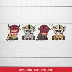 cartoon, cute, modern Nfl helmet SVG expressing neutral, cute for Cricut and Silhouette