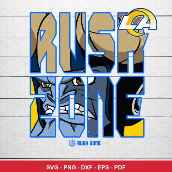 modern cartoon style with bold typography and team-themed character illustration Nfl SVG for Cricut and Silhouette