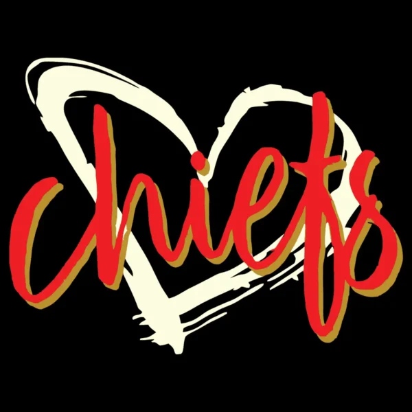modern and bold with a touch of vintage flair Chiefs classic SVG design showing excitement and pride for Cricut and Silhouette cutting machines