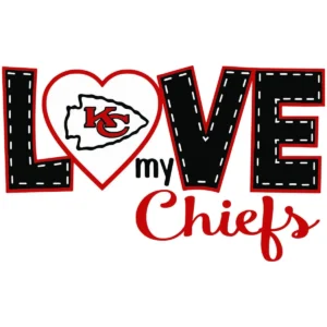 bold and playful with a vintage touch Chiefs classic SVG design showing excitement and pride for Cricut and Silhouette cutting machines