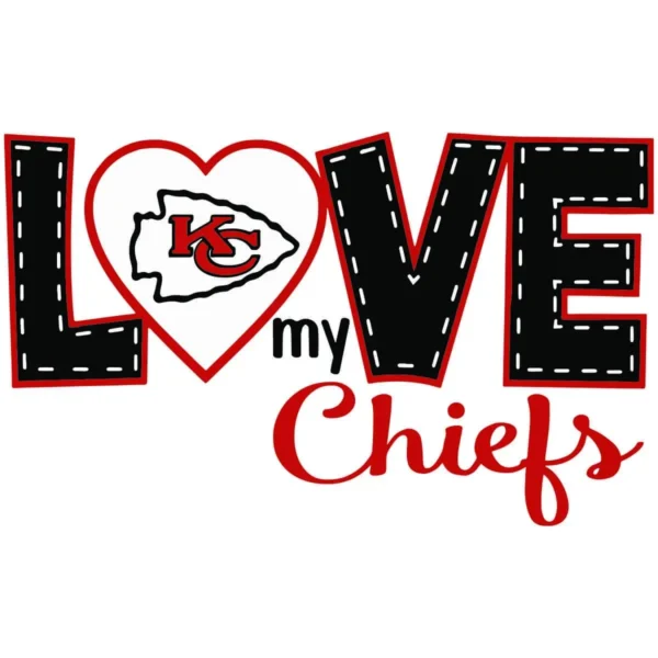 bold and playful with a vintage touch Chiefs classic SVG design showing excitement and pride for Cricut and Silhouette cutting machines