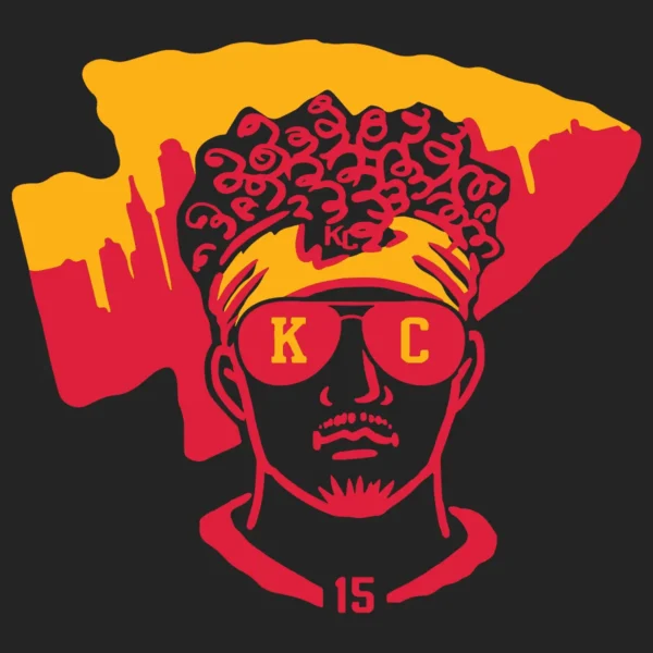 bold and modern with a vintage twist Chiefs classic SVG design showing excitement for Cricut and Silhouette cutting machines