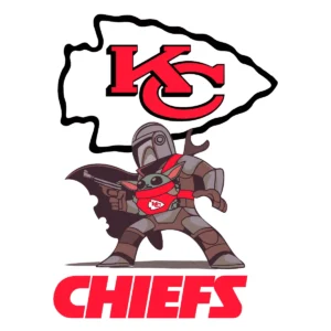 modern and bold with playful elements Chiefs classic SVG design showing excitement and pride for Cricut and Silhouette cutting machines