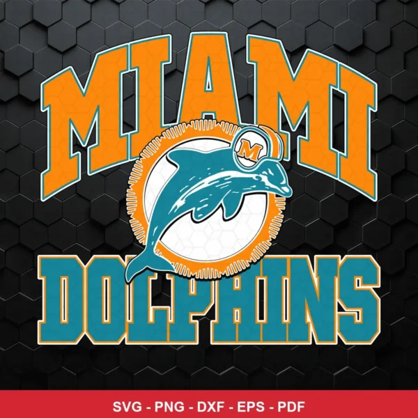 modern sports logo with bold typography and hexagonal background Nfl logo SVG expressing team pride for Cricut and Silhouette