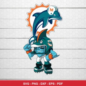 modern cartoon style with bold outlines and vibrant colors Nfl logo SVG for Cricut and Silhouette