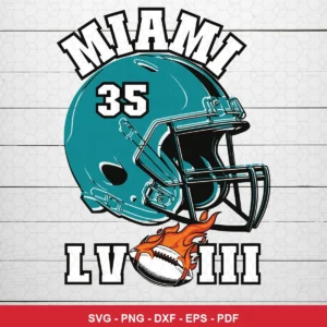 modern cartoon style with bold outlines and clean vector art Nfl helmet SVG for Cricut and Silhouette