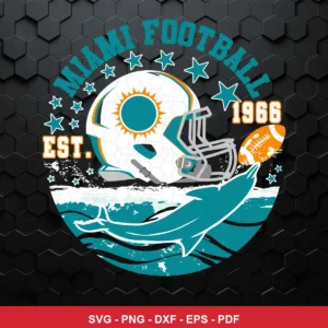 vintage with distressed texture and retro typography vintage Nfl SVG for Cricut and Silhouette
