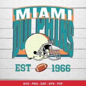 vintage, clean, and straightforward sports logo style vintage Nfl SVG for Cricut and Silhouette