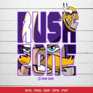 modern cartoon style with bold, blocky typography and stylized character illustration Nfl SVG for Cricut and Silhouette