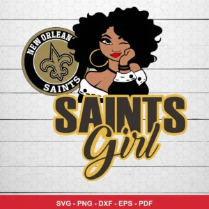modern cartoon style with clean lines and bold typography Saints SVG for Cricut and Silhouette